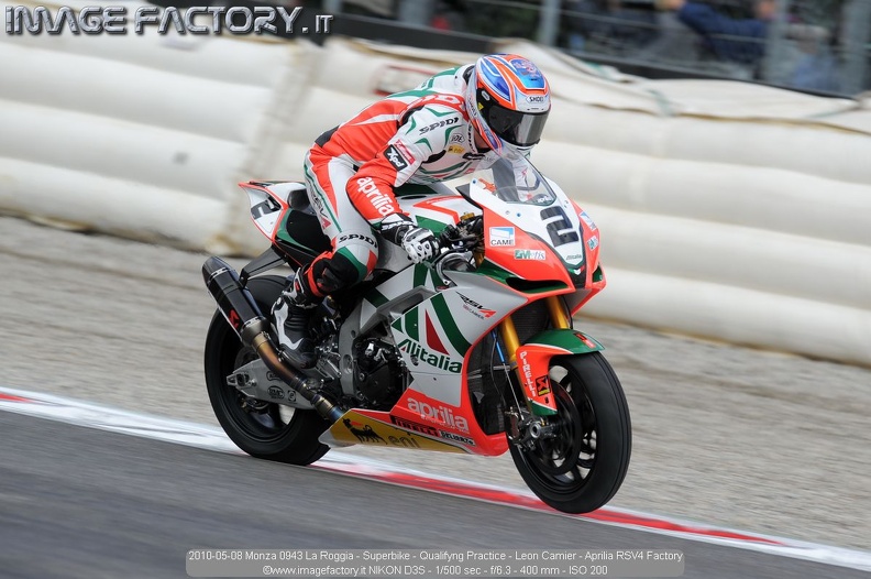 2010-05-08 Monza 0943 La Roggia - Superbike - Qualifyng Practice - Leon Camier - Aprilia RSV4 Factory.jpg